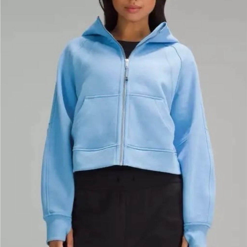 Lululemon Scuba Full Zip Hoodie Size M/L (Aero Blue)